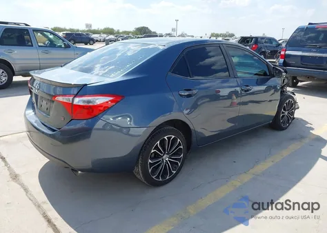 2015 Toyota Corolla S Plus из США, поврежденный, VIN 2T1BURHE9FC312236